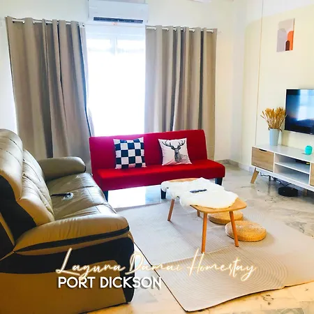 Laguna Damai Homestay Teluk Kemang Pd 3Br- Pool View Port Dickson Exterior photo